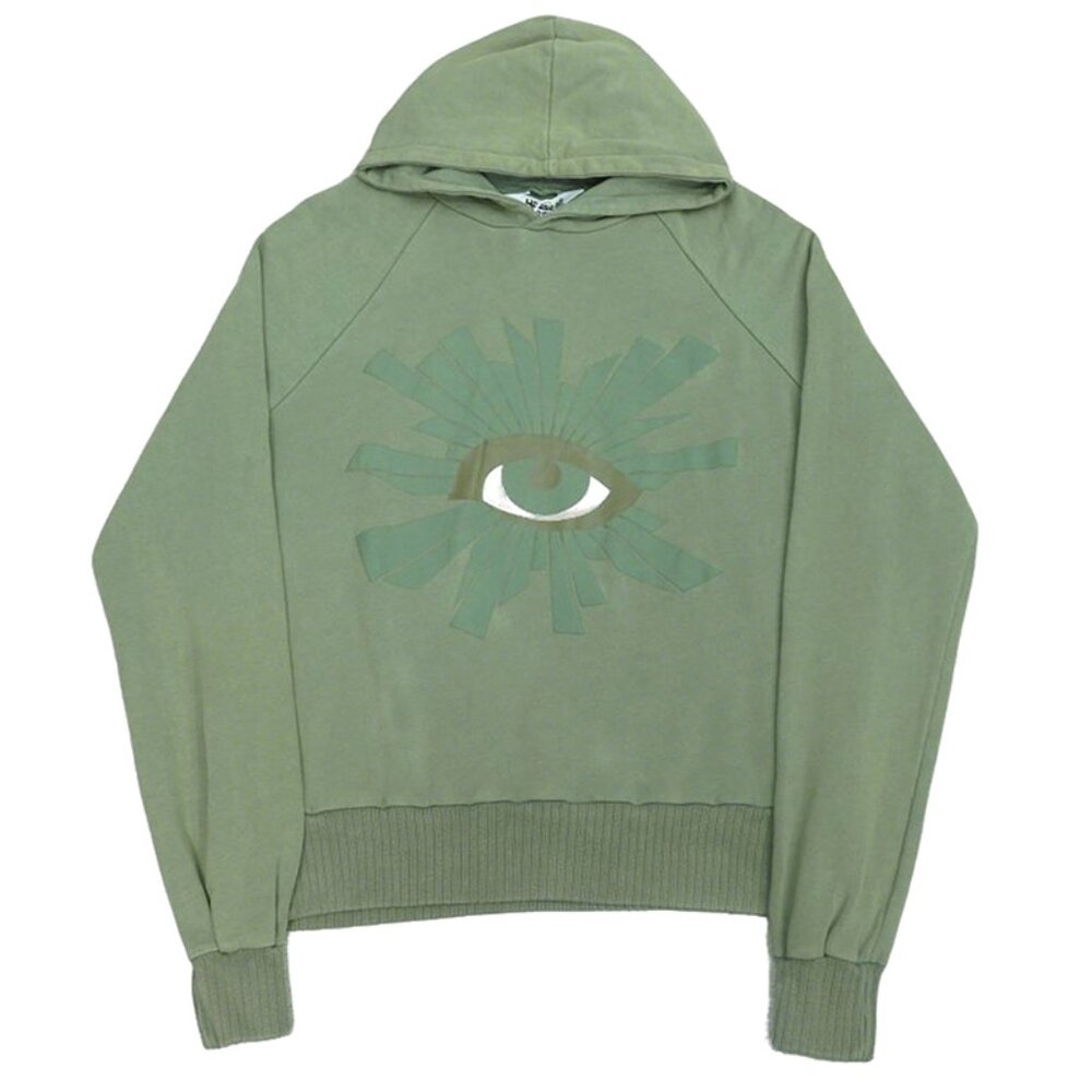 House of Errors Army Green Eye Print Hoodie